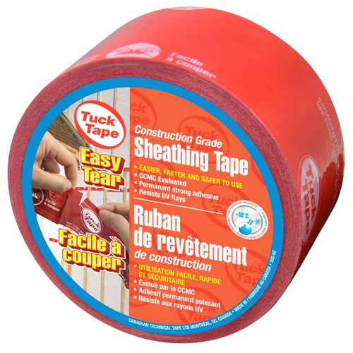 Cantech Premium Safe Tack Sheathing Tape 60 MM X 66 M Red