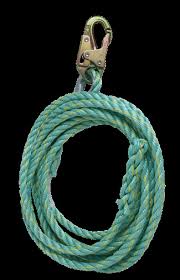 50ft Lifeline Back Splice W/ Snap Hook