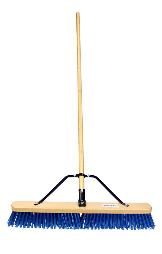 Push Broom 24" Med With Handle And Brace