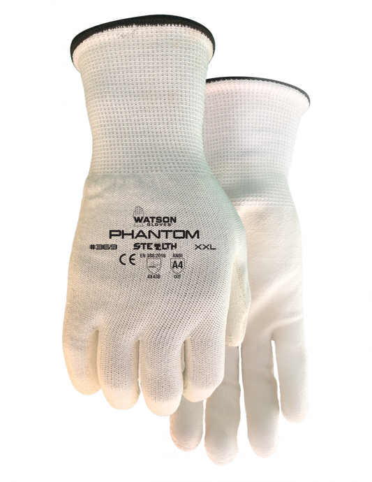 Stealth Phantom Cut 4 Glove White Med