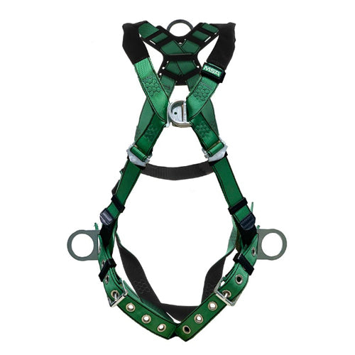 V-FORM Harness, Standard Back, Chest, Hip, Shoulder D-Rings, TB Leg straps, Quick Connect Chest Buckle MSA-10206074