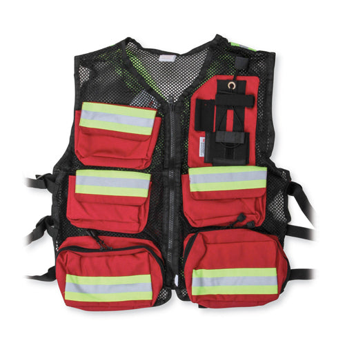 Red Mesh First Aid Safety Vest
